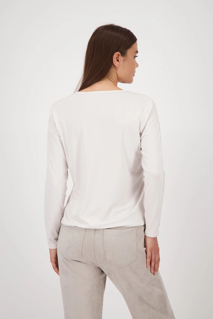 Monari - Off White Blouse