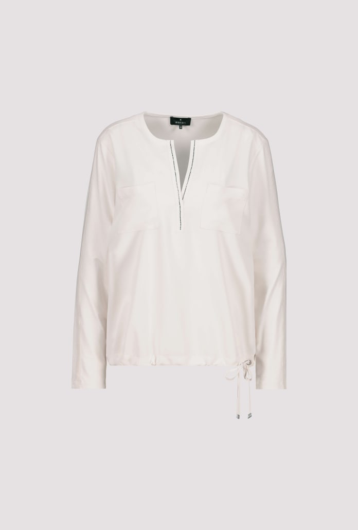 Monari - Off White Blouse