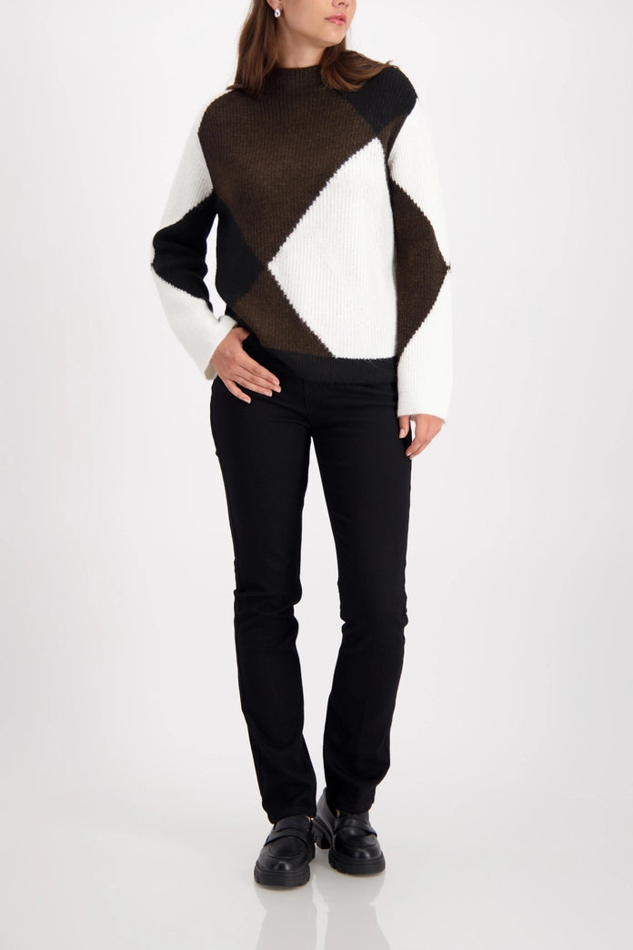 Monari - Diamond Brown Jumper