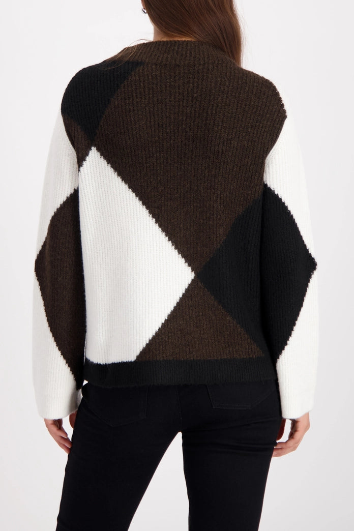 Monari - Diamond Brown Jumper