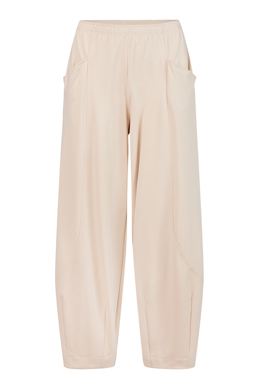 Noen - Wide Leg Black Jearsy Trousers
