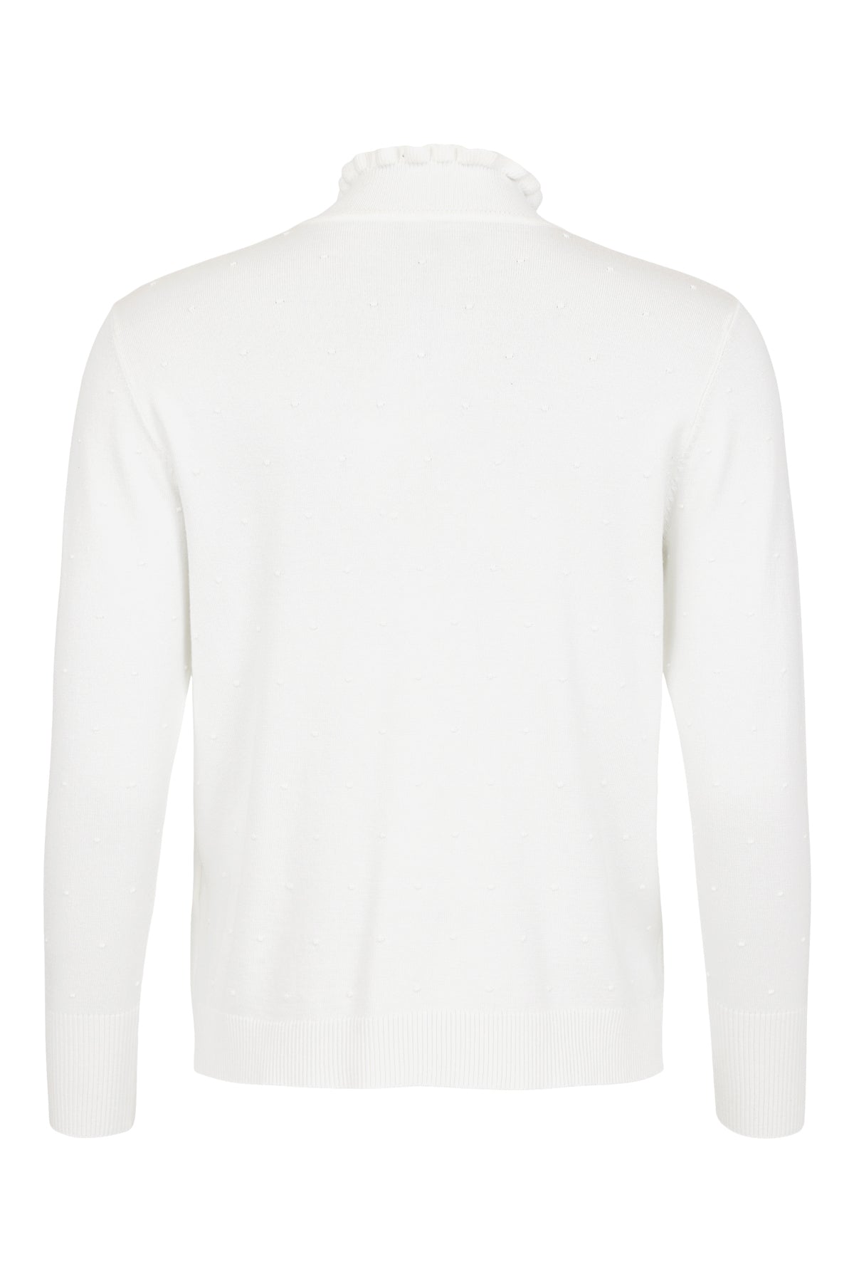 Sunday - Frill Neck Spot Detail Jumper