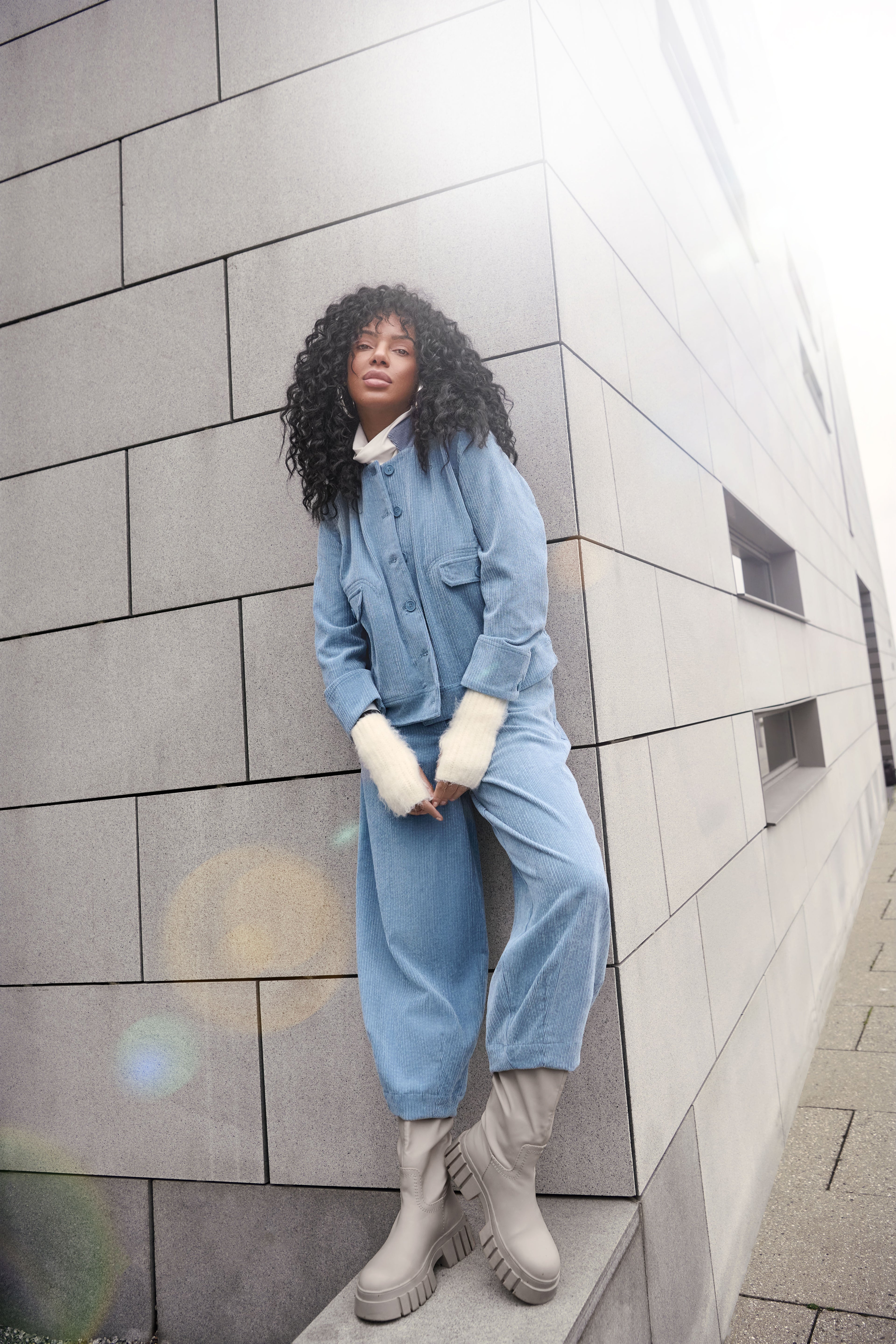 Noen - Corded Barrel Trouser