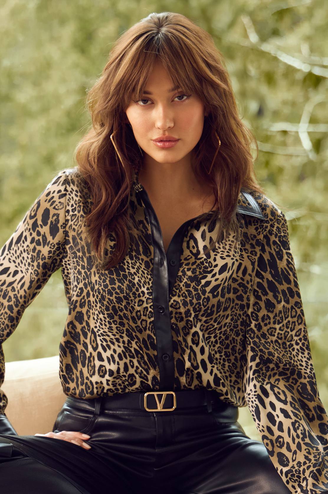 Frank Lyman - Leopard Print Shirt