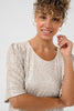 Cream - Champagne Sequn Dress