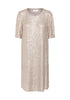 Cream - Champagne Sequn Dress
