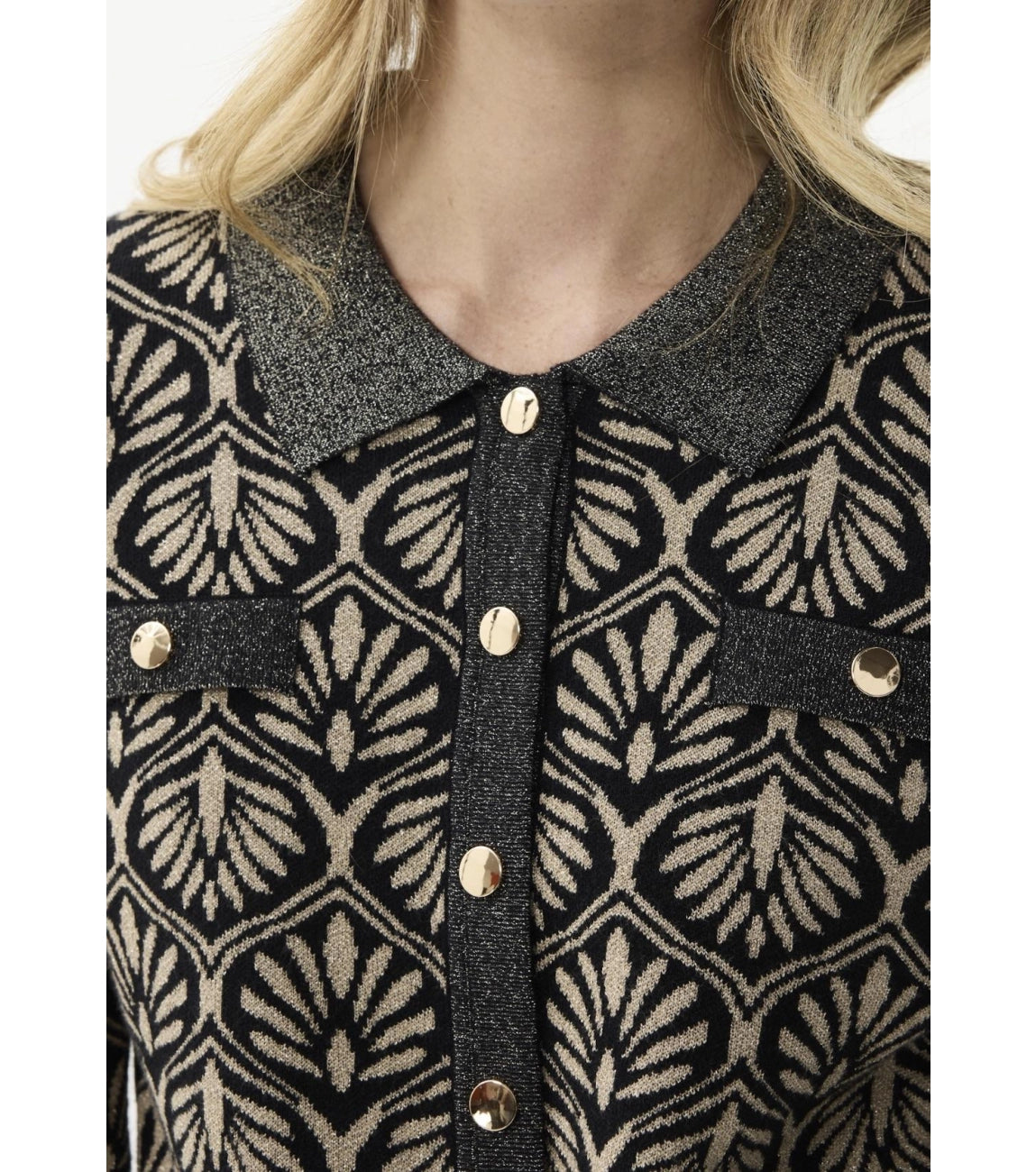 Leo & Ugo - Black/Gold Cardigan