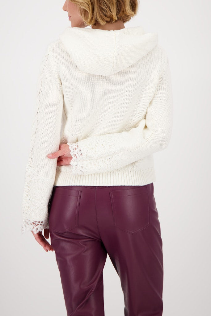 Monari - Cable and Crochet Jumper