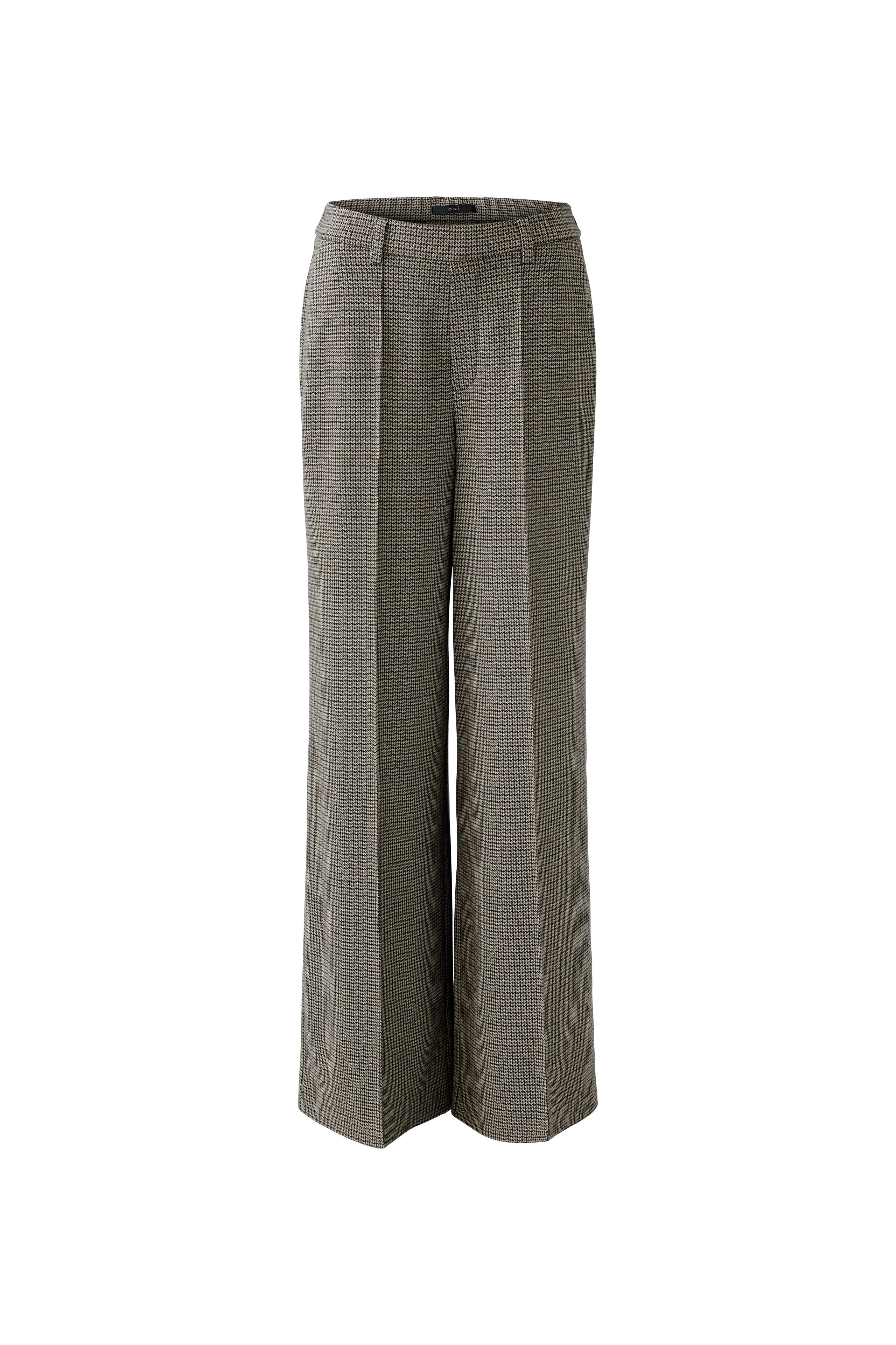 Oui - Plaid Trouser
