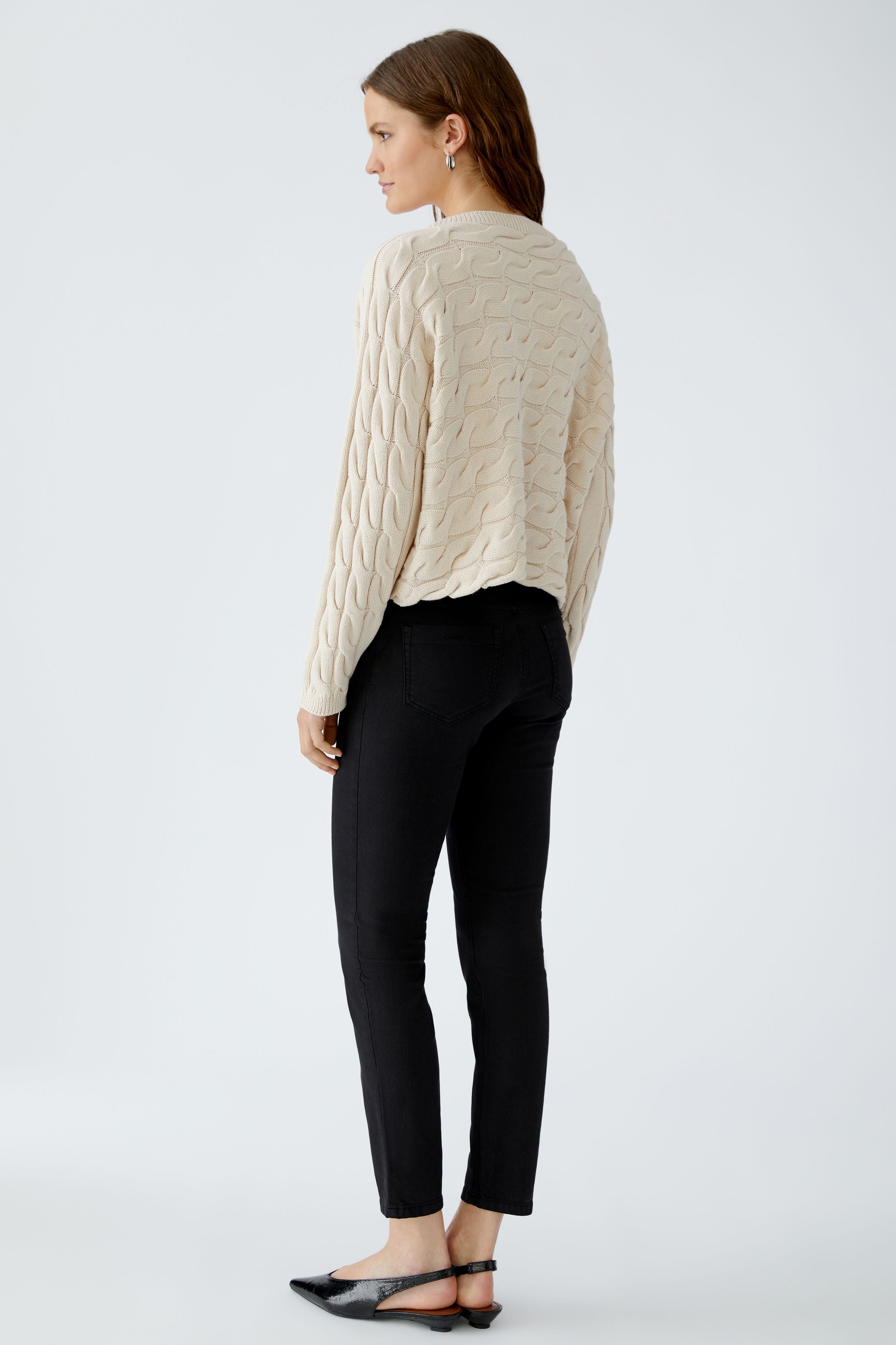 Oui - Cable Knit Jumper