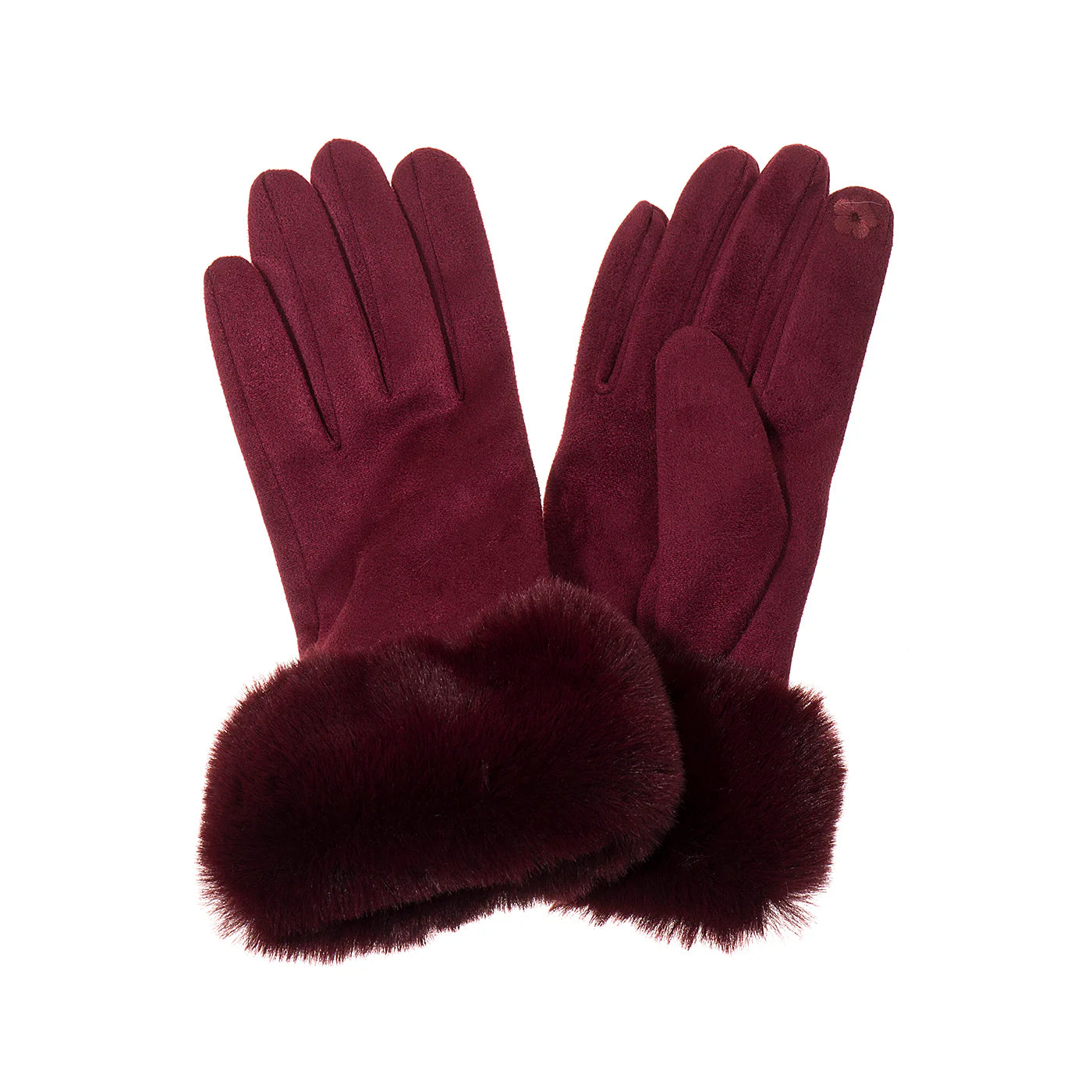 Park Lane - Faux Fur Trim Gloves