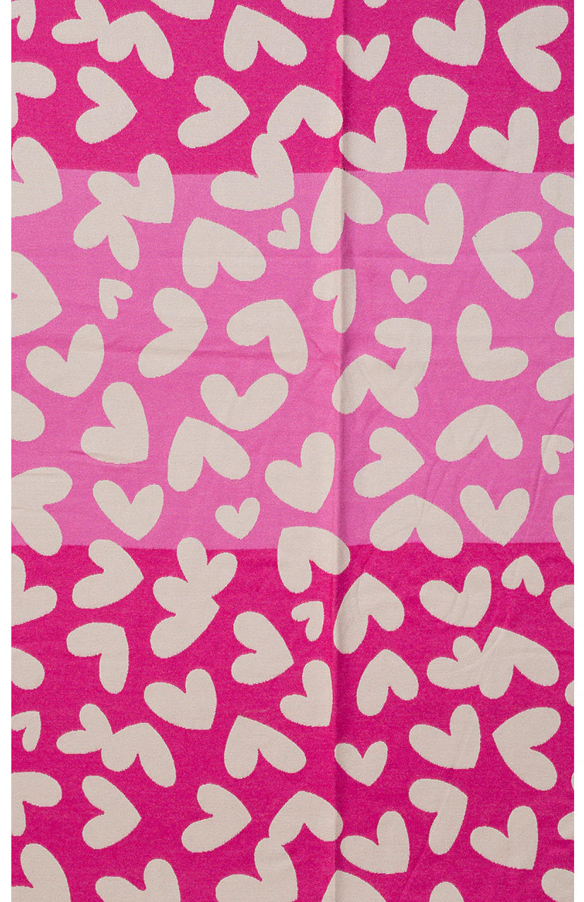 Park Lane - Fuchsia heart Scarf
