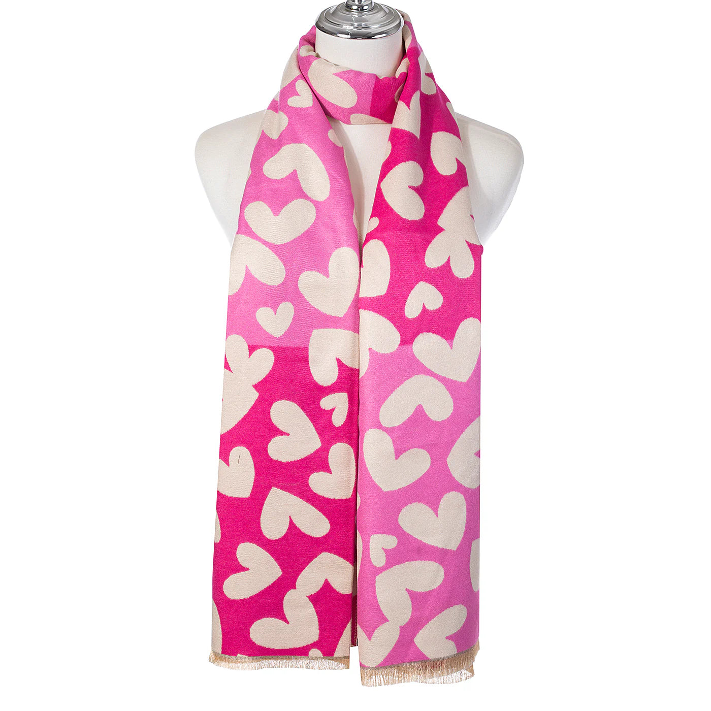 Park Lane - Fuchsia heart Scarf