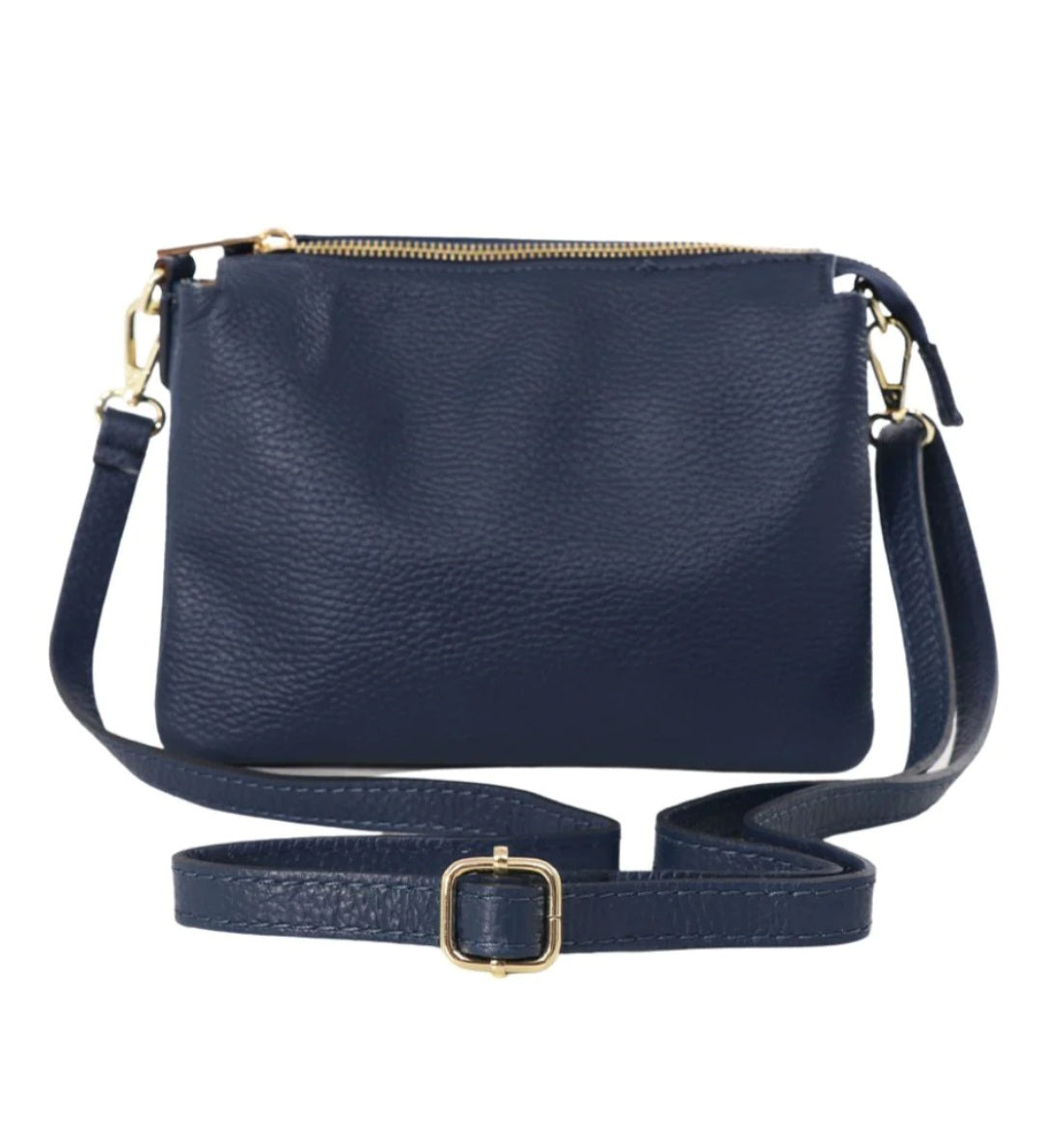 MSH - Triple Section Leather Bag