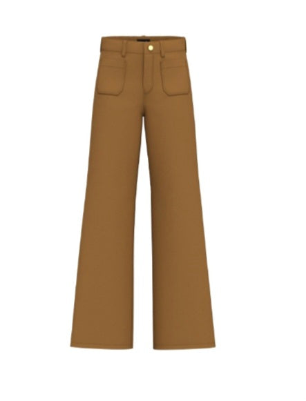 Emme - Camel Wide Leg Jean