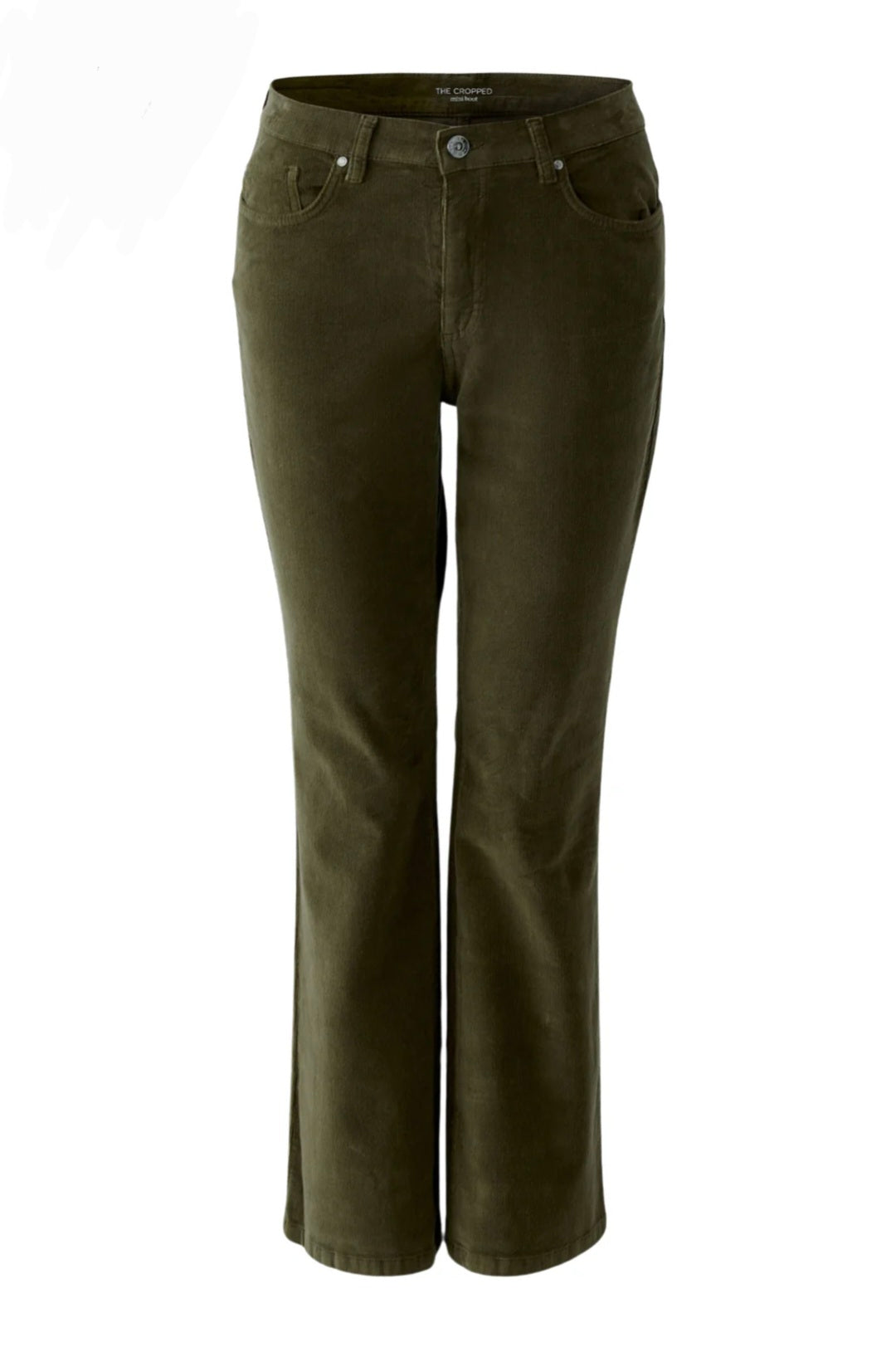 Oui - Khaki 7/8 Trouser