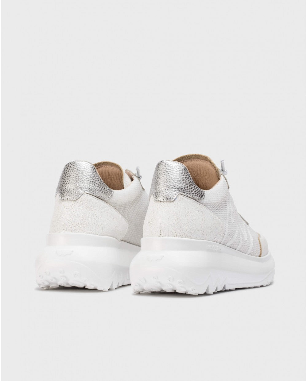 Wonders - Silver Metalic Trainer