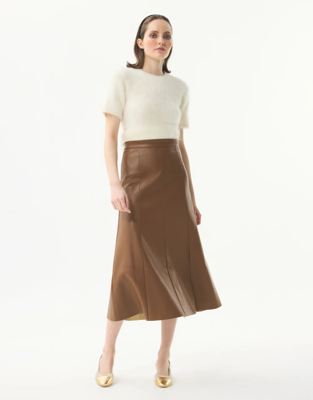 Leo & Ugo - Faux Leather Skirt