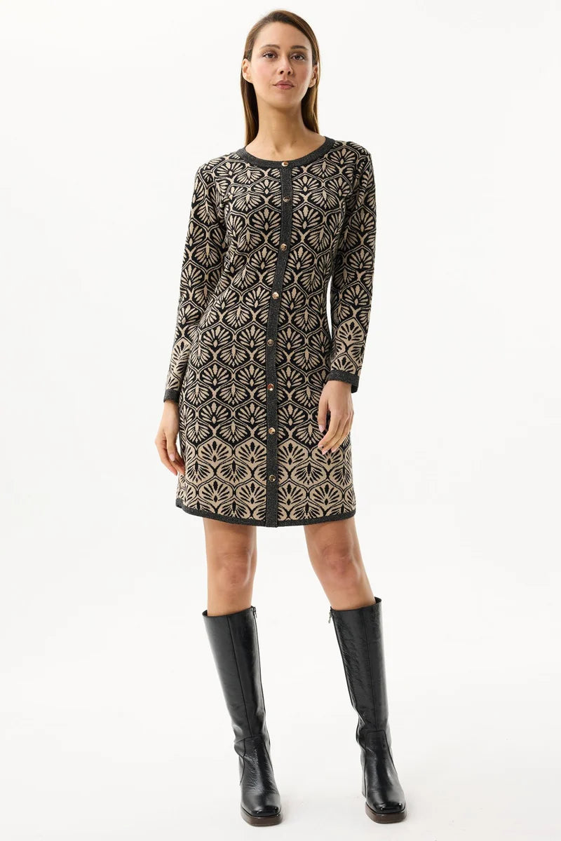 Leo & Ugo - Black & Gold Dress
