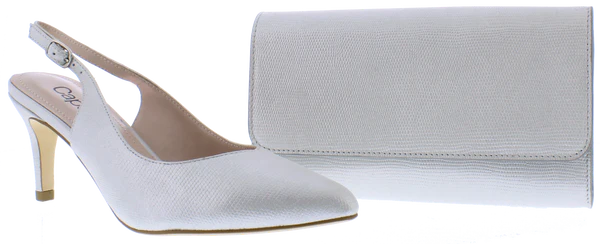Hats Silver Shoes And Matching Bag Capollini Shoes Mother Bride