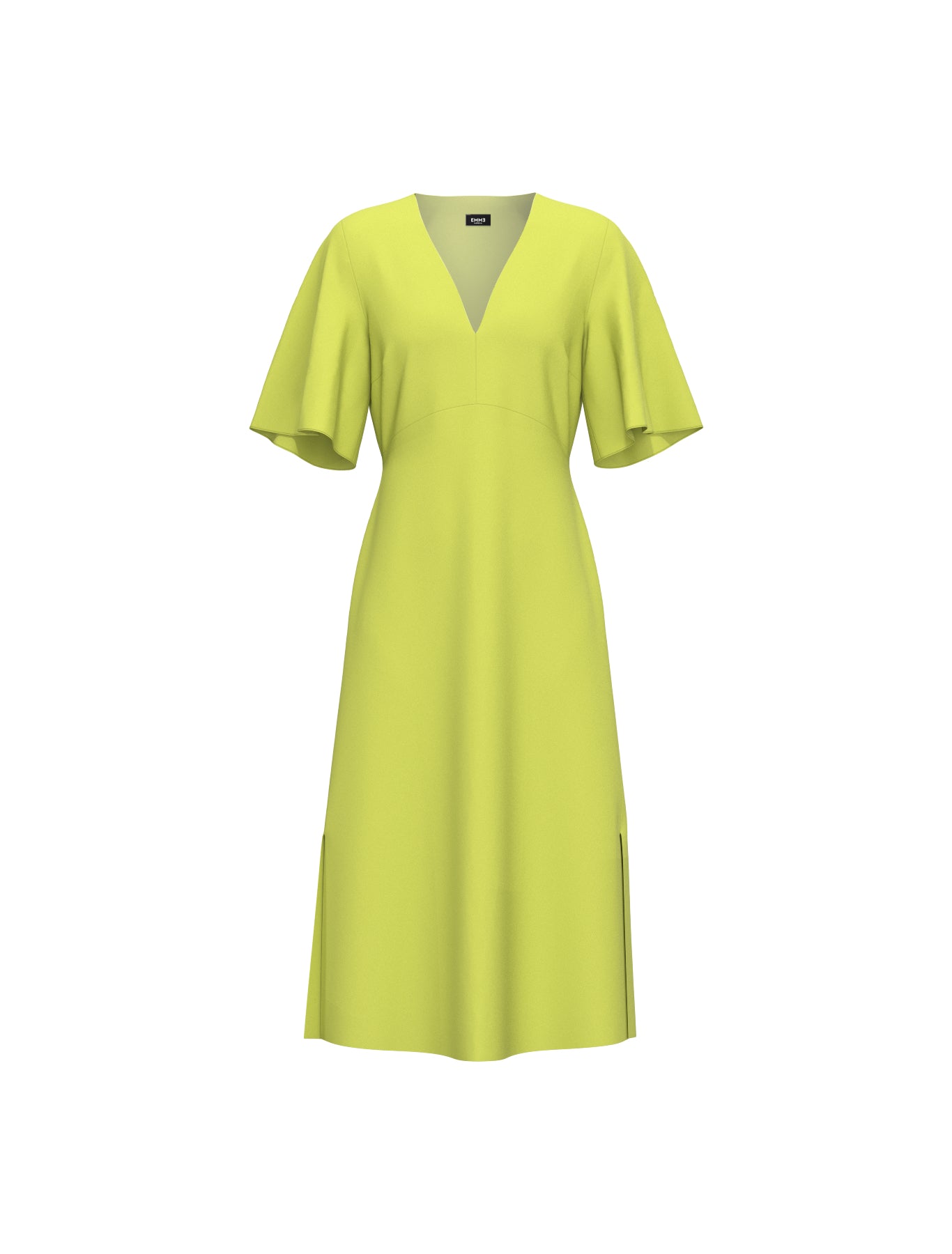 Leith flutter sleeve outlet midi dress