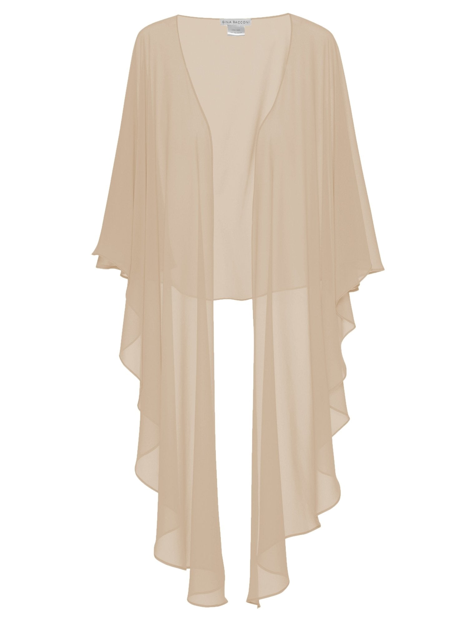 Gina Bacconi - Chiffon mid-length wrap in colours
