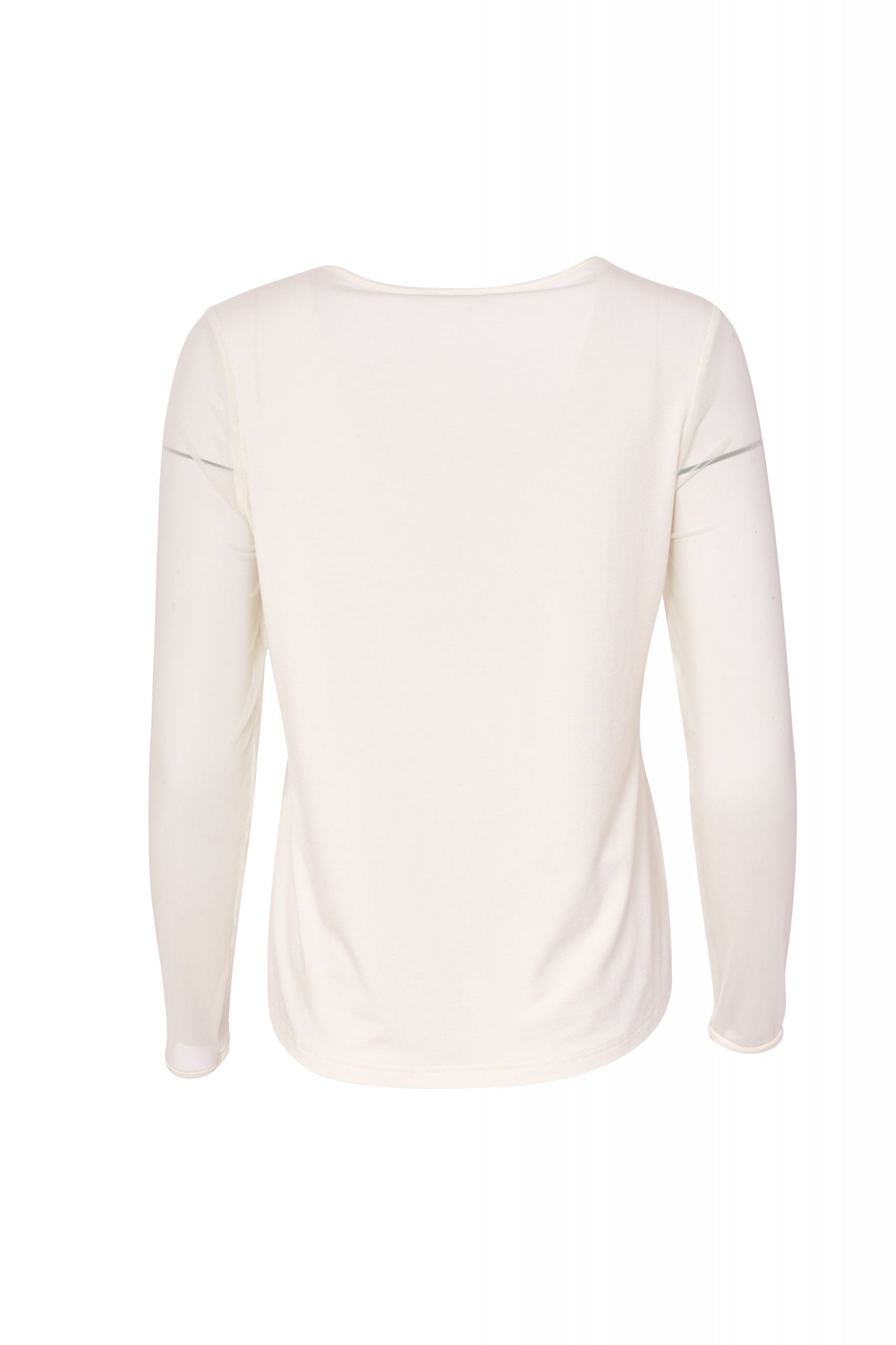 Naya - Cream mesh sleeve Top