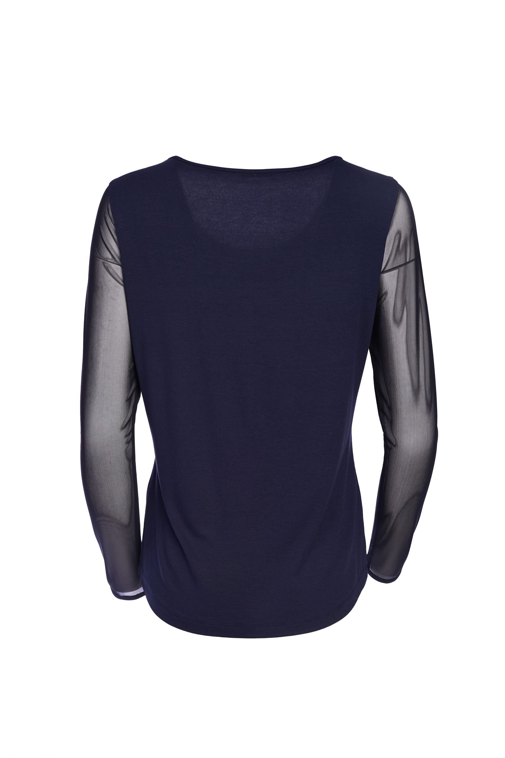 Naya - Navy mesh layering top
