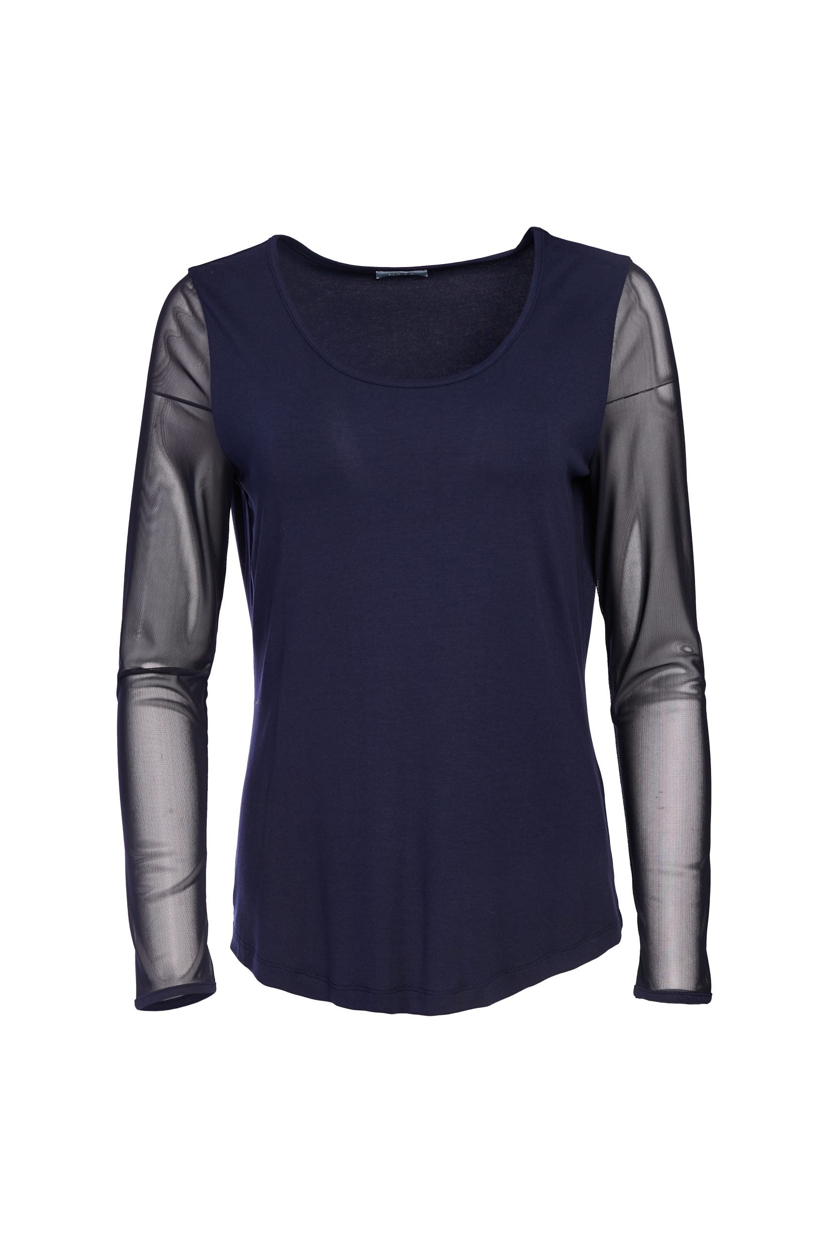 Naya - Navy mesh layering top
