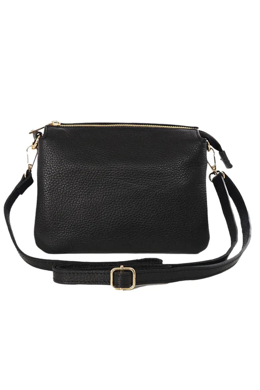 MSH - Triple Section Leather Bag