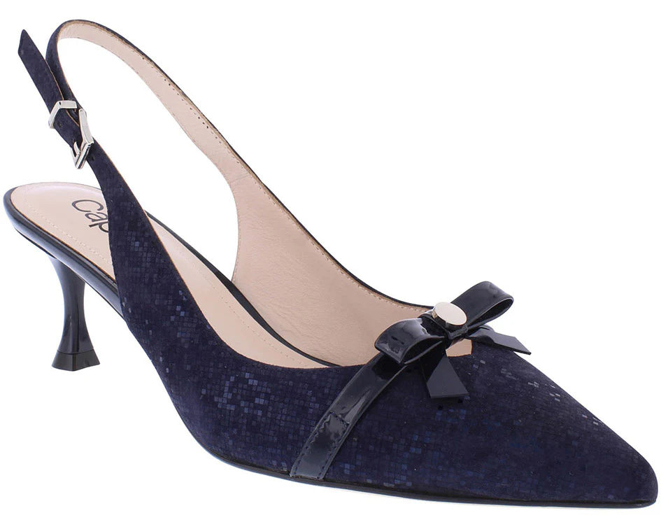 Capollini Allegro Nubuck Leather Sling Dress Shoe