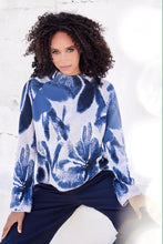 Load image into Gallery viewer, Monari - Blue  Printed Jumper
