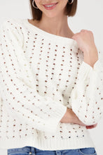 Load image into Gallery viewer, Monari - Off White Chenille Jumper
