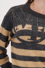 Load image into Gallery viewer, Monari - Striped Melange Jumper
