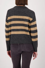 Load image into Gallery viewer, Monari - Striped Melange Jumper
