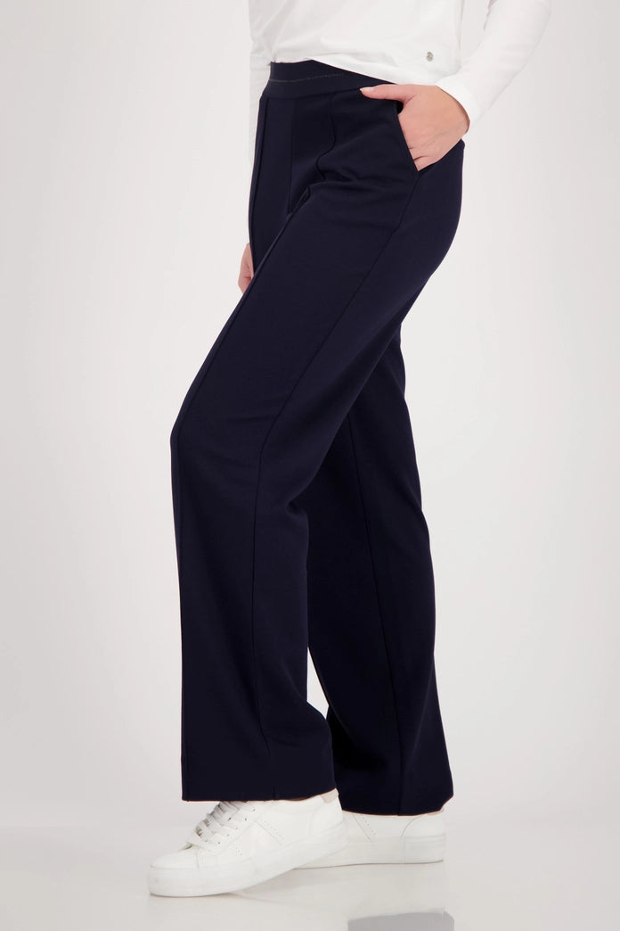 Monari 410347 Basic Pull On Navy Trouser