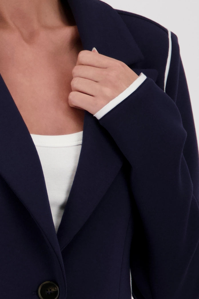 Monari 410482 Navy Classic Sweat Blazer