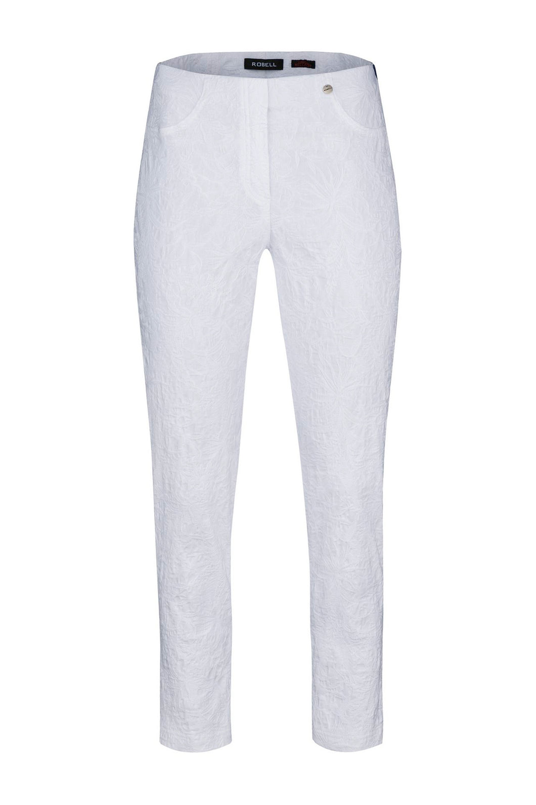 Robell - 'Bella' Jacquard Trouser