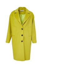 Load image into Gallery viewer, Kate Cooper  - Lime Boyfriend Coat

