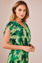 Load image into Gallery viewer, Molly Jo - Green Printed Dress
