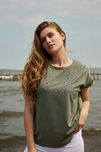 Load image into Gallery viewer, Sunday - Leopard Khaki Top
