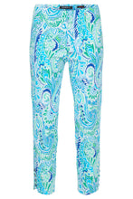 Load image into Gallery viewer, Robell - &#39;Lena&#39; Blue Printed Trouser
