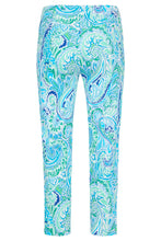 Load image into Gallery viewer, Robell - &#39;Lena&#39; Blue Printed Trouser

