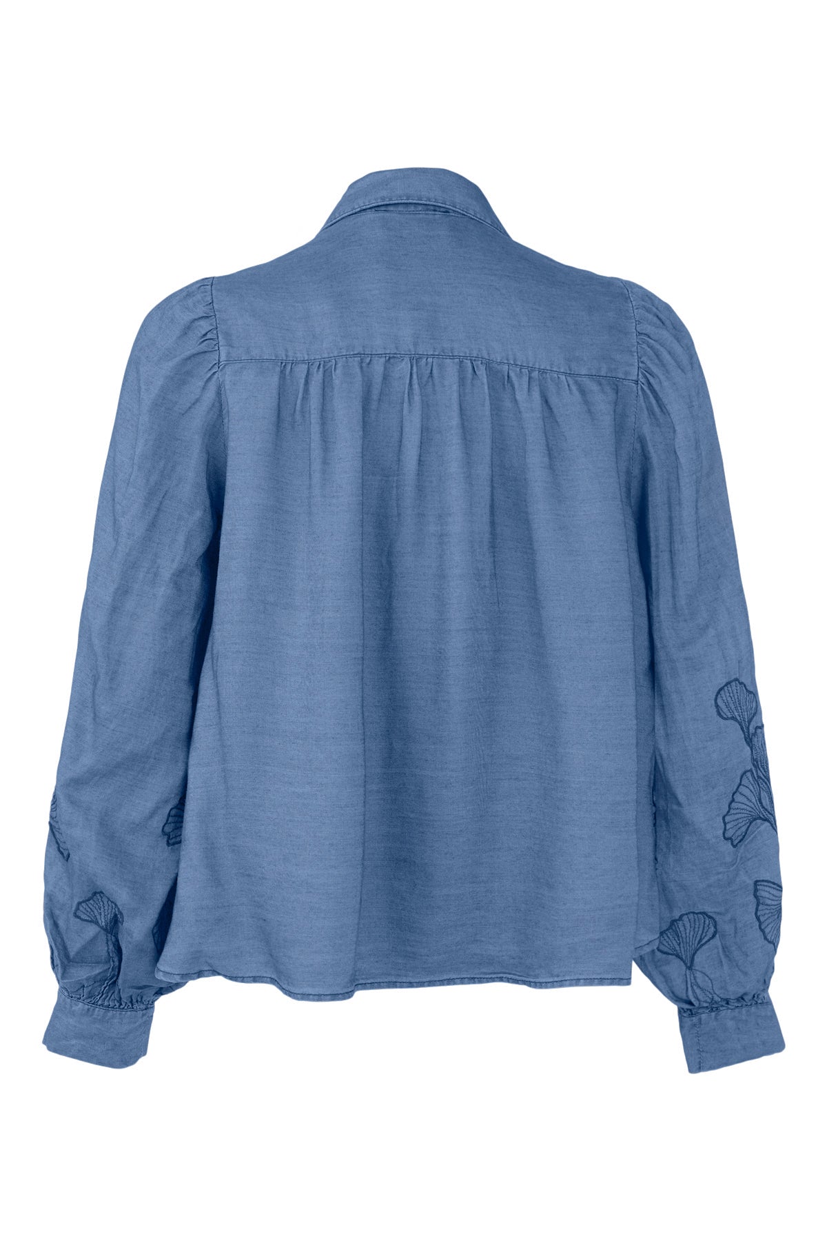 Noen 86274 Blue Embroidery Shirt