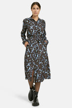 Load image into Gallery viewer, Milano Italy - Mocha Print Shirt Dress
