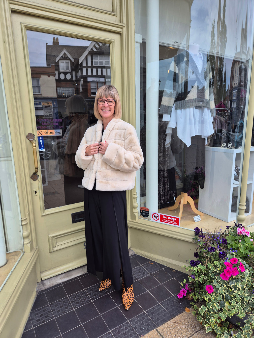 Emme - Faux Fur Luxury Cream & Brown Jacket