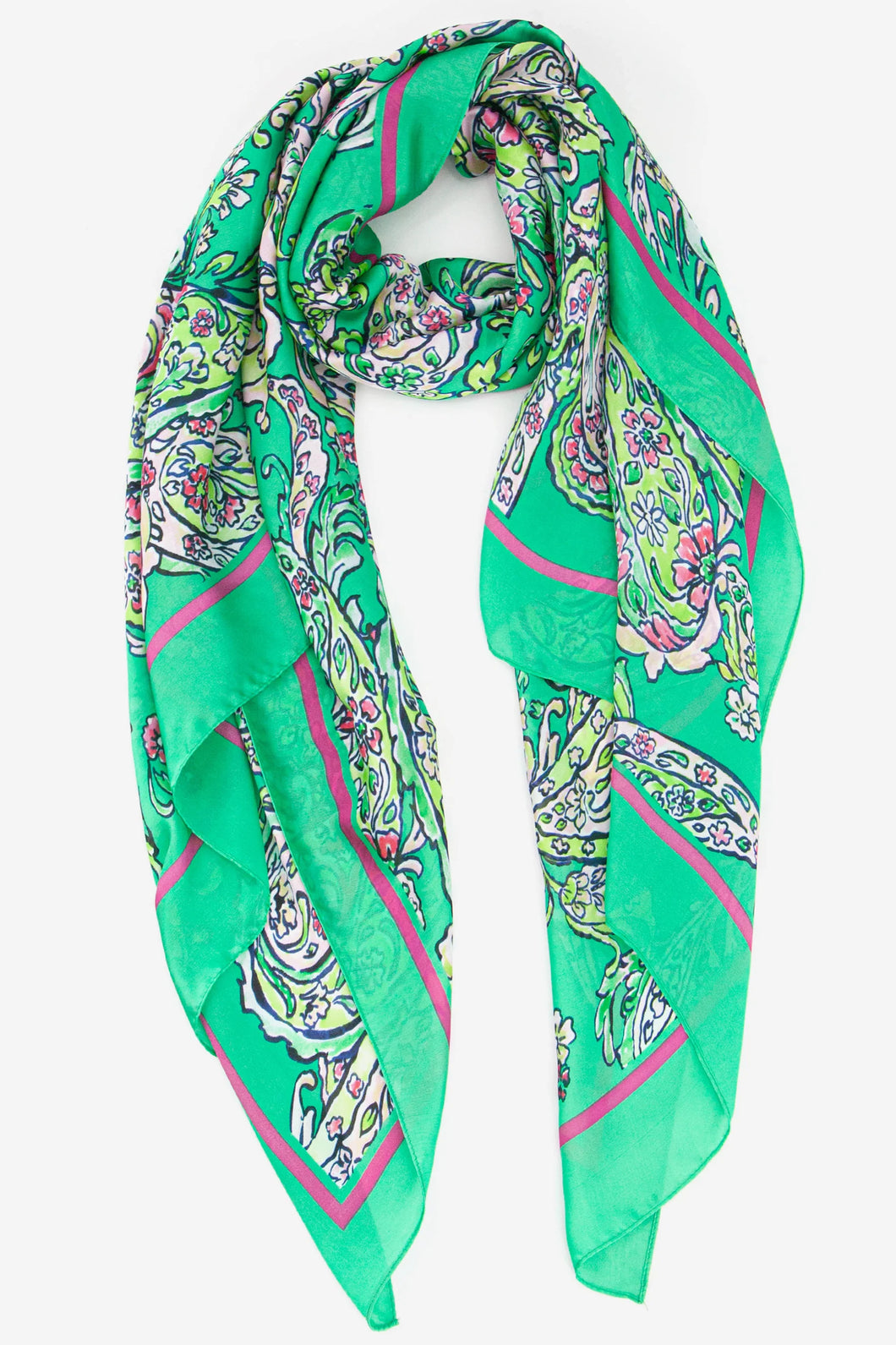 MSH - Silky paisley scarf