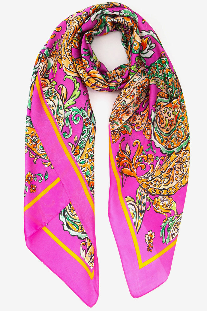 MSH - Silky paisley scarf