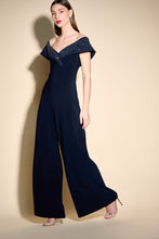 Load image into Gallery viewer, Joseph Ribkoff - Off-The-Shoulder Wide-Leg Jumpsuit
