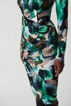 Load image into Gallery viewer, Joseph Ribkoff - Abstract Print Silky Knit Wrap Dress
